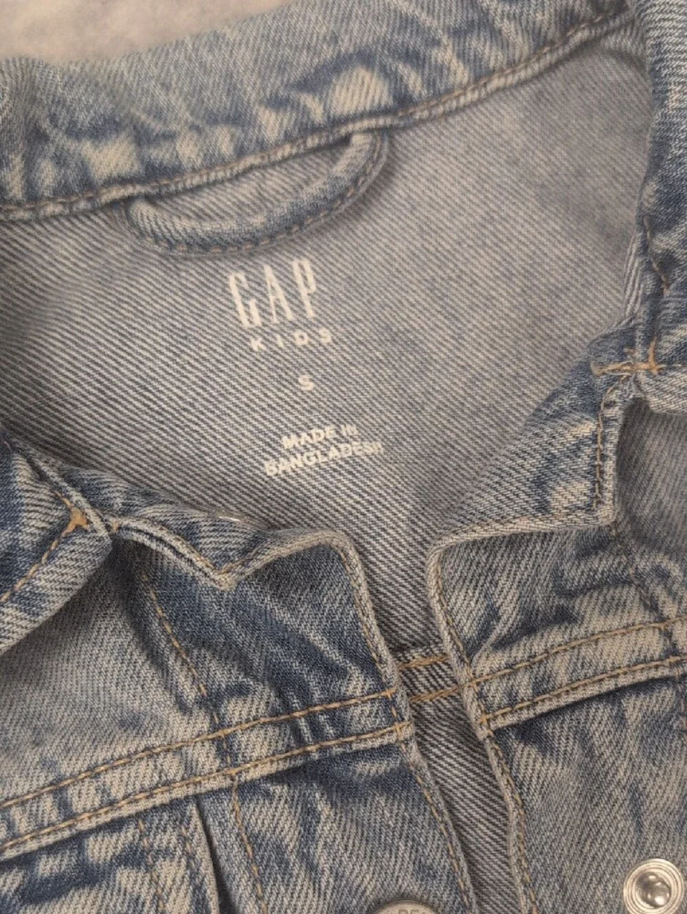 GAP Kids Light Blue Denim Trucker Jacket